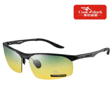 Load image into Gallery viewer, Cook Shark 2025  aluminum magnesium sunglasses men's sunglasses HD polarized driving driver glasses tide