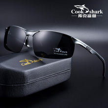 Load image into Gallery viewer, Cook Shark 2025 aluminum magnesium sunglasses men&#39;s sunglasses HD polarized driving driver glasses tide