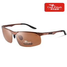 Load image into Gallery viewer, Cook Shark 2025 aluminum magnesium sunglasses men&#39;s sunglasses HD polarized driving driver glasses tide