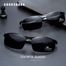 Load image into Gallery viewer, Cook Shark 2025 aluminum magnesium sunglasses men&#39;s sunglasses HD polarized driving driver glasses tide