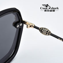 Load image into Gallery viewer, Cook Shark 2025 big frame sunglasses ladies Korean version of tide sunglasses polarized driving UV protection glasses