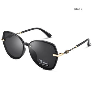 Cook Shark 2025 big frame sunglasses ladies Korean version of tide sunglasses polarized driving UV protection glasses