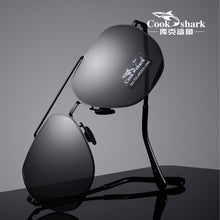 Load image into Gallery viewer, Cook Shark 2025 nylon polarized sunglasses sunglasses hipster driving sunglasses driver driving glasses