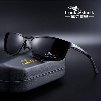 Cook Shark 2025 sunglasses men's sunglasses polarized driving driver hipster aluminum magnesium mirror