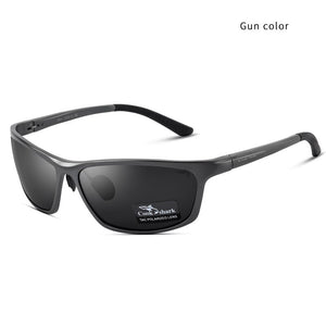 Cook Shark 2025 sunglasses men's sunglasses polarized driving driver hipster aluminum magnesium mirror