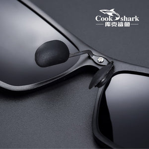Cook Shark 2025 sunglasses men's sunglasses polarized driving driver hipster aluminum magnesium mirror