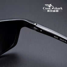 Load image into Gallery viewer, Cook Shark 2025 sunglasses men&#39;s sunglasses polarized driving driver hipster aluminum magnesium mirror