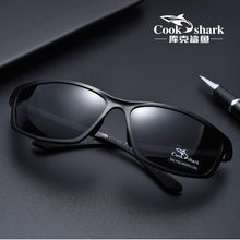 Load image into Gallery viewer, Cook Shark 2025 sunglasses men&#39;s sunglasses polarized driving driver hipster aluminum magnesium mirror
