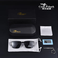 Load image into Gallery viewer, Cook Shark 2025 sunglasses men&#39;s sunglasses HD polarized driving drivers color glasses tide