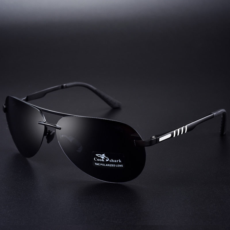 Cook Shark Men's Sunglasses Sunglasses Men's Influx of People Driving Polarized Blue Glasses Sunglasses Drivers Driving Glasses