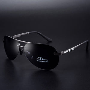 Cook Shark Men's Sunglasses Sunglasses Men's Influx of People Driving Polarized Blue Glasses Sunglasses Drivers Driving Glasses
