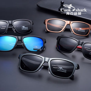 Cook Shark Men's Sunglasses Sunglasses Men's Polarized Trends Eyes Special for Driving 2025 Glasses
