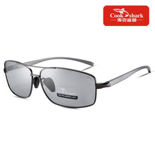 Load image into Gallery viewer, Cook Shark  Color Changer Sunglasses Men's Sunglasses Tidal Polarization Driver's Mirror Driving Night Vision Glasses