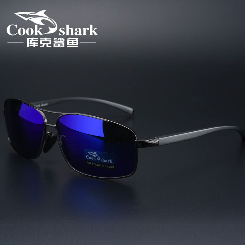 Cook Shark Color Changer Sunglasses Men's Sunglasses Tidal Polarization Driver's Mirror Driving Night Vision Glasses