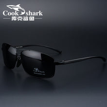 Load image into Gallery viewer, Cook Shark Color Changer Sunglasses Men&#39;s Sunglasses Tidal Polarization Driver&#39;s Mirror Driving Night Vision Glasses