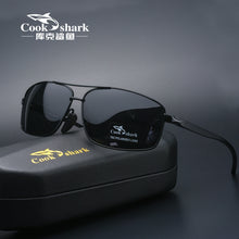 Load image into Gallery viewer, Cook Shark Color Changer Sunglasses Men&#39;s Sunglasses Tidal Polarization Driver&#39;s Mirror Driving Night Vision Glasses