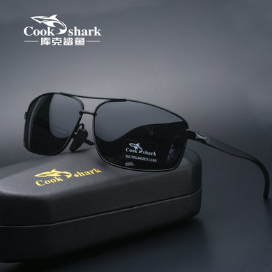 Cook Shark Color Changer Sunglasses Men's Sunglasses Tidal Polarization Driver's Mirror Driving Night Vision Glasses
