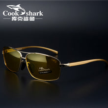 Load image into Gallery viewer, Cook Shark Color Changer Sunglasses Men&#39;s Sunglasses Tidal Polarization Driver&#39;s Mirror Driving Night Vision Glasses