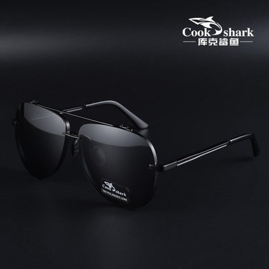 Cook Shark Men's Sunglasses Trends Driving Glasses Polarized Sunglasses Men's UV Protection