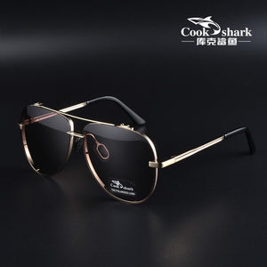 Cook Shark Men's Sunglasses Trends Driving Glasses Polarized Sunglasses Men's UV Protection