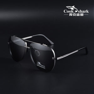 Cook Shark Men's Sunglasses Trends Driving Glasses Polarized Sunglasses Men's UV Protection