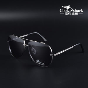 Cook Shark Men's Sunglasses Trends Driving Glasses Polarized Sunglasses Men's UV Protection