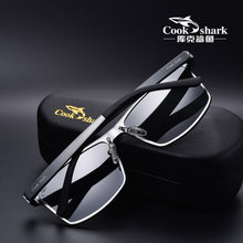 Load image into Gallery viewer, Cook Shark Polarizer for Day and Night Men&#39;s Driving Drivers Driving Sunglasses Men&#39;s Tide Color Change Sunglasses