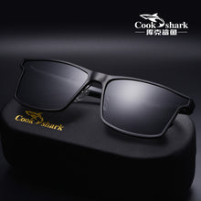 Load image into Gallery viewer, Cook Shark Polarizer for Day and Night Men&#39;s Driving Drivers Driving Sunglasses Men&#39;s Tide Color Change Sunglasses
