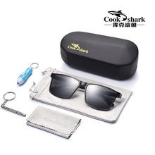 Load image into Gallery viewer, Cook Shark Polarizer for Day and Night Men&#39;s Driving Drivers Driving Sunglasses Men&#39;s Tide Color Change Sunglasses