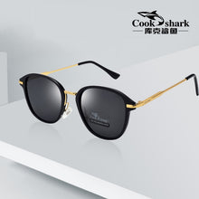 Load image into Gallery viewer, Cook Shark Sunglasses Female Polarizer Sunglasses Female Net Red Korean Tide Driver Personality Glasses