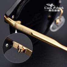 Load image into Gallery viewer, Cook Shark Sunglasses Female Polarizer Sunglasses Female Net Red Korean Tide Driver Personality Glasses