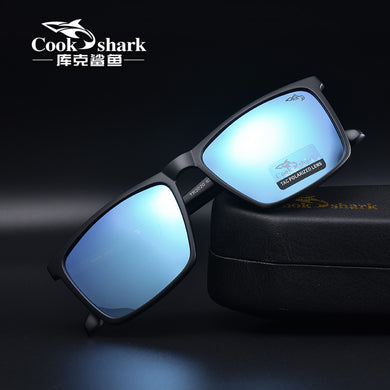 Cook Shark Sunglasses Men's Driving Glasses Day and Night Color Polarized Sunglasses Men's Eyes