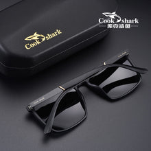 Load image into Gallery viewer, Cook Shark Sunglasses Men&#39;s Driving Glasses Day and Night Color Polarized Sunglasses Men&#39;s Eyes
