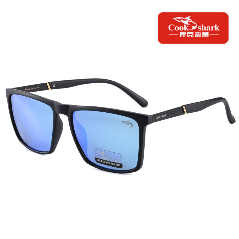Cook Shark Sunglasses Men's Driving Glasses Day and Night Color Polarized Sunglasses Men's Eyes