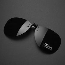 Load image into Gallery viewer, Cook Shark polarized sunglasses clip driving myopia glasses clip sunglasses for men and women driving UV protection