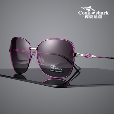 Cook Shark's 2025 sunglasses ladies polarized sunglasses tide ultra light driver driving glasses fashion