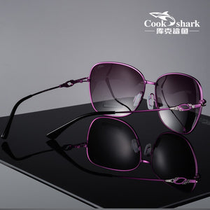 Cook Shark's 2025 sunglasses ladies polarized sunglasses tide ultra light driver driving glasses fashion