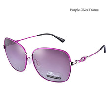 Carica l&#39;immagine nel visualizzatore di Gallery, Cook Shark&#39;s 2025 sunglasses ladies polarized sunglasses tide ultra light driver driving glasses fashion