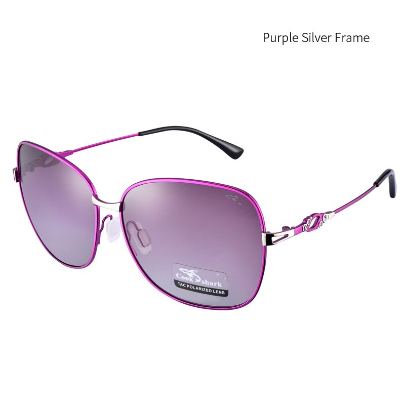 Cook Shark's 2025 sunglasses ladies polarized sunglasses tide ultra light driver driving glasses fashion
