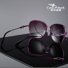 Load image into Gallery viewer, Cook Shark&#39;s 2025 sunglasses ladies polarized sunglasses tide ultra light driver driving glasses fashion