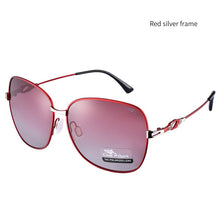 Carica l&#39;immagine nel visualizzatore di Gallery, Cook Shark&#39;s 2025 sunglasses ladies polarized sunglasses tide ultra light driver driving glasses fashion