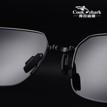 Load image into Gallery viewer, Cook Shark&#39;s men&#39;s sunglasses driving glasses special polarized light color changing day and night eyes men&#39;s sunglasses tre