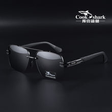 Load image into Gallery viewer, Cook Shark&#39;s men&#39;s sunglasses polarized driving driver&#39;s glasses UV sunglasses men&#39;s trend