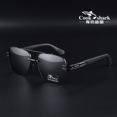 Cook Shark's men's sunglasses polarized driving driver's glasses UV sunglasses men's trend