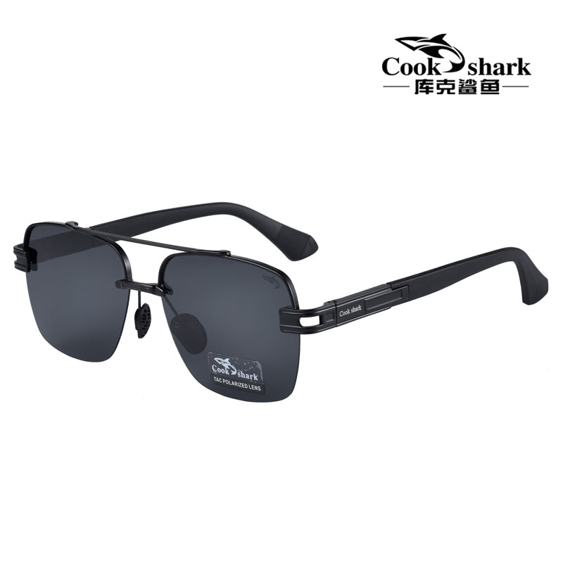 Cook Shark's men's sunglasses polarized driving driver's glasses UV sunglasses men's trend