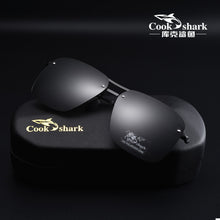 Load image into Gallery viewer, Cook Shark&#39;s polarized sunglasses for men&#39;s drivers. Special glasses for drivers. UV sunglasses for men&#39;s trends