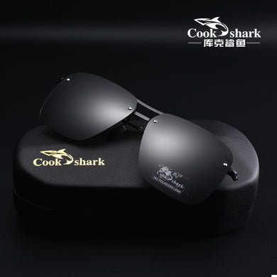 Cook Shark's polarized sunglasses for men's drivers. Special glasses for drivers. UV sunglasses for men's trends