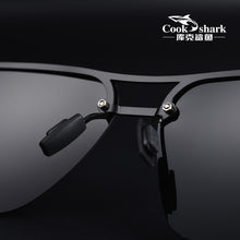 Load image into Gallery viewer, Cook Shark&#39;s polarized sunglasses for men&#39;s drivers. Special glasses for drivers. UV sunglasses for men&#39;s trends