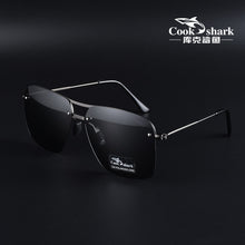 Load image into Gallery viewer, Cook Shark&#39;s polarized sunglasses for men&#39;s drivers. Special glasses for drivers. UV sunglasses for men&#39;s trends