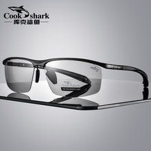 Load image into Gallery viewer, Cook Shark&#39;s polarized sunglasses men&#39;s glasses hipster sunglasses men&#39;s drivers drive UV protection